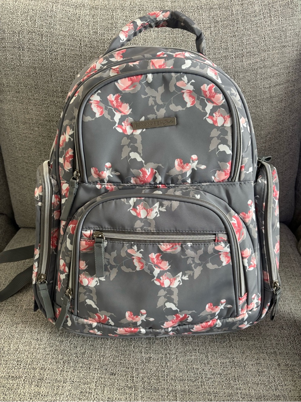 Floral diaper bag